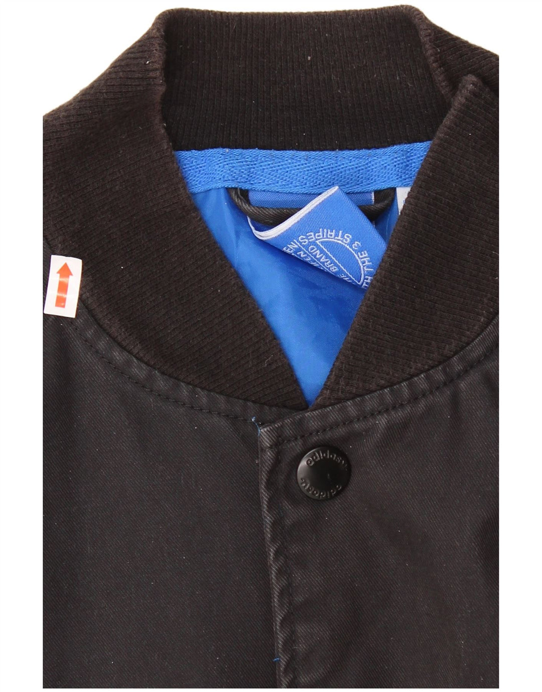 Jachetă pentru bărbați Adidas Graphic Varsity UK 38 Medium Black Colorblock Bumbac