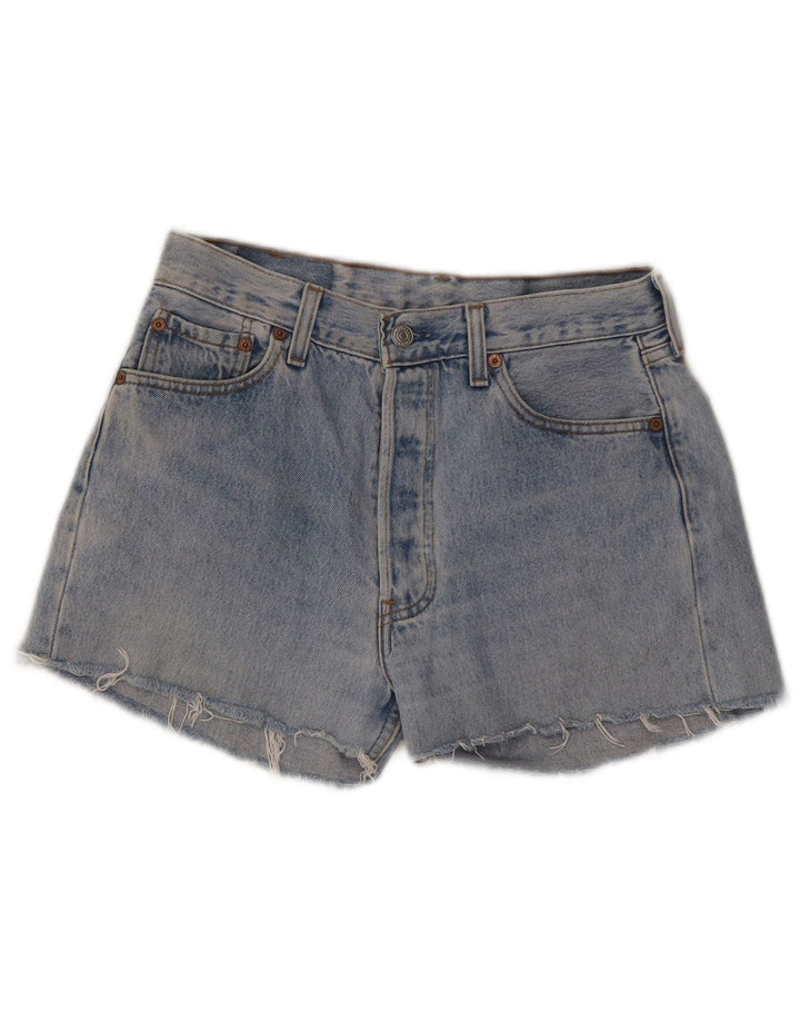 Pantaloni scurți din denim cu talie înaltă Levi's 501 W30 Medium Blue