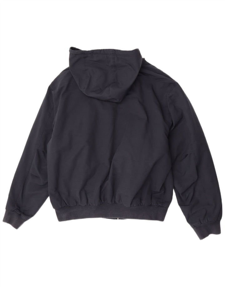 Jachetă bomber cu glugă pentru bărbați Lacoste Mărimea 54 XL Poliester bleumarin