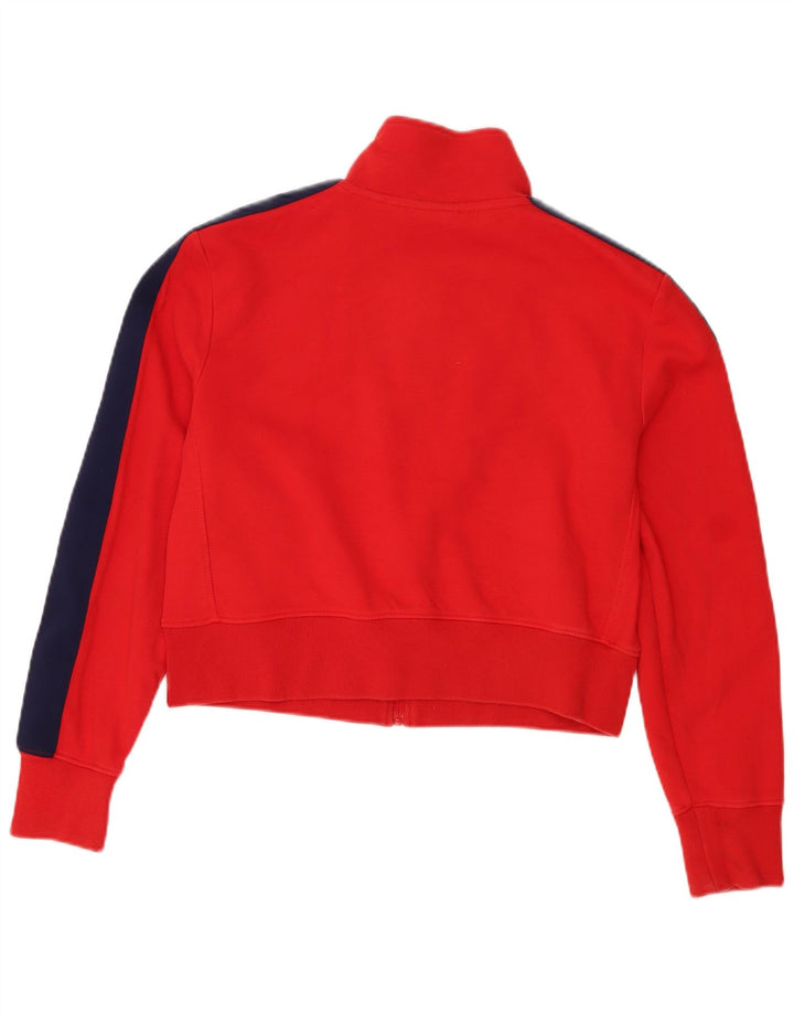 Jachetă Superdry pentru femei Crop Trening Top Jacket UK 14, mare, roșu, color block