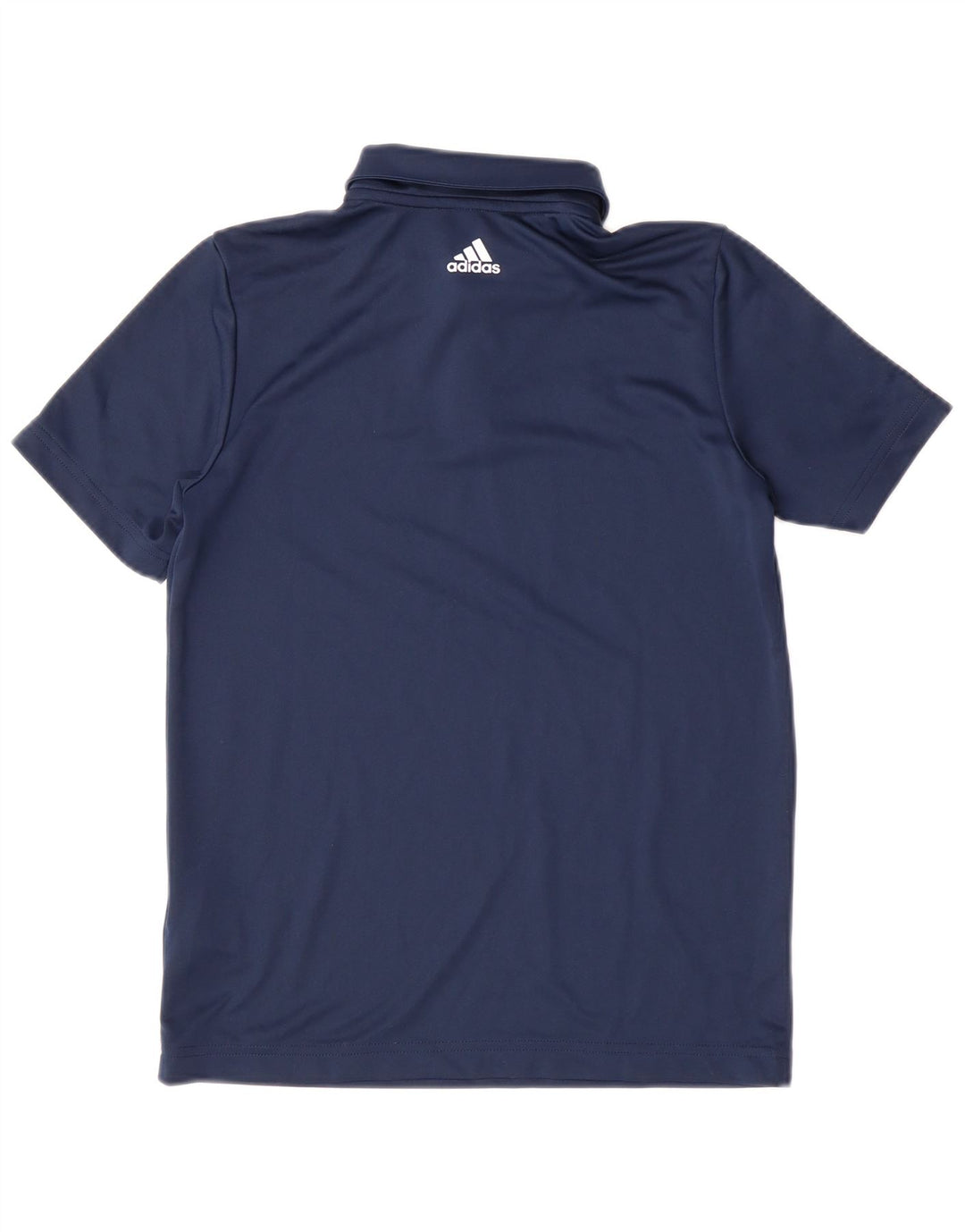 Tricou polo ADIDAS baieti 11-12 ani poliester bleumarin