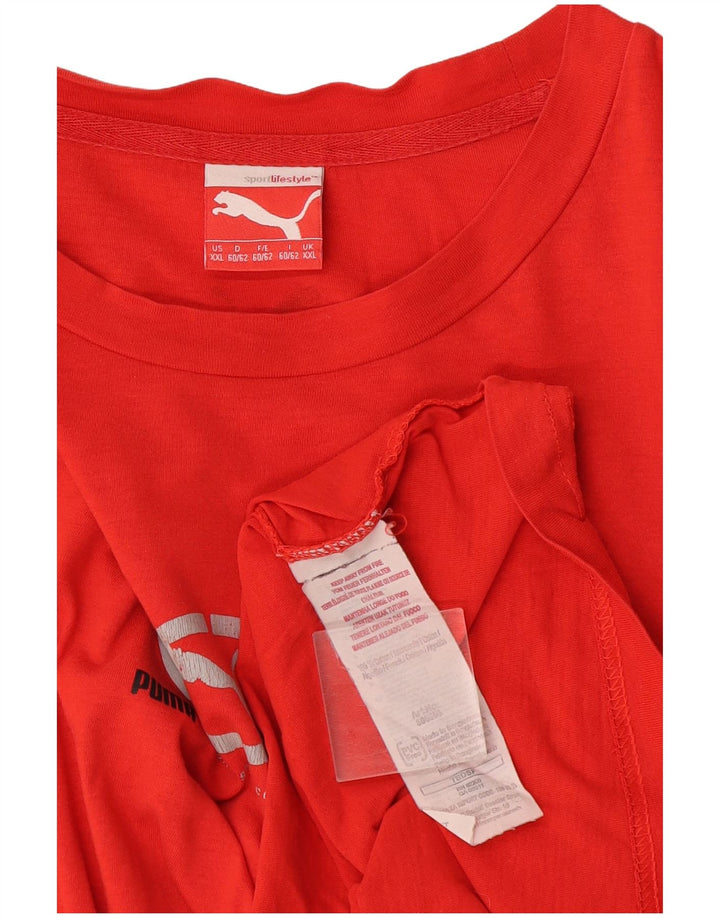 Tricou grafic Puma pentru bărbați Top 2XL Portocaliu