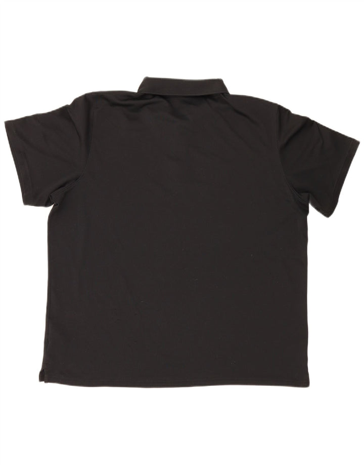 Tricou polo Nike Dri Fit pentru bărbați XL, poliester negru