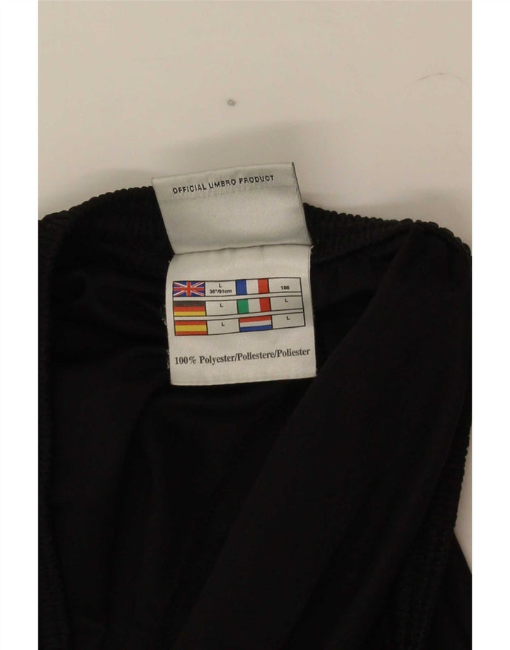 Pantaloni scurți sport Umbro pentru bărbați, mari, negru, poliester