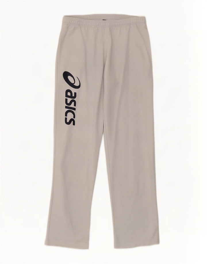 Pantaloni de trening Asics pentru bărbați, gri mediu, poliester