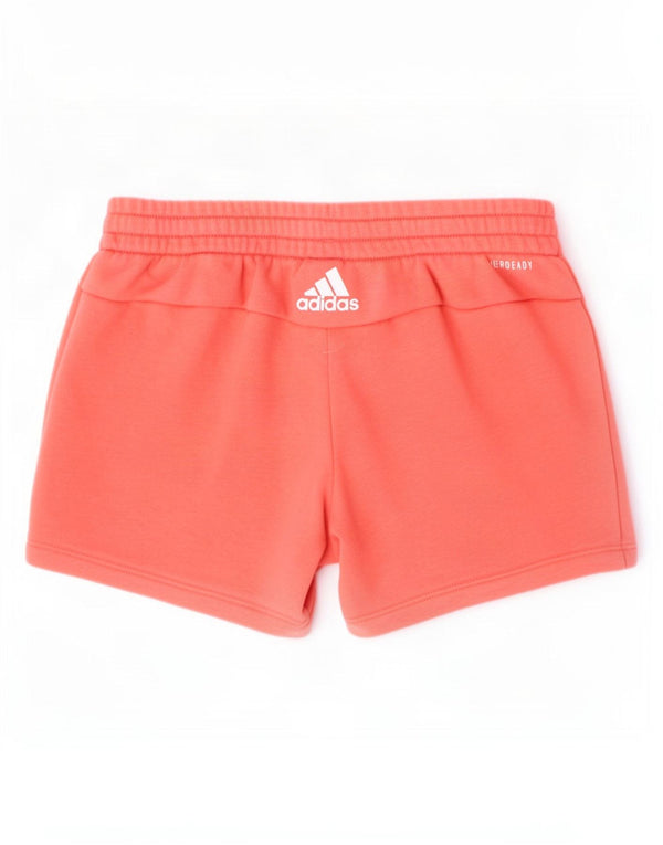 Pantaloni scurți sport pentru fete Aeroready Graphic Adidas 12-13 ani, bumbac roz