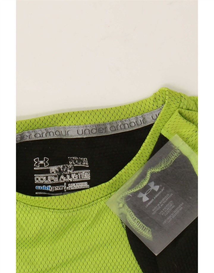 Tricou Under Armour pentru femei Cold Gear Top cu mânecă lungă UK 12 Poliester verde mediu