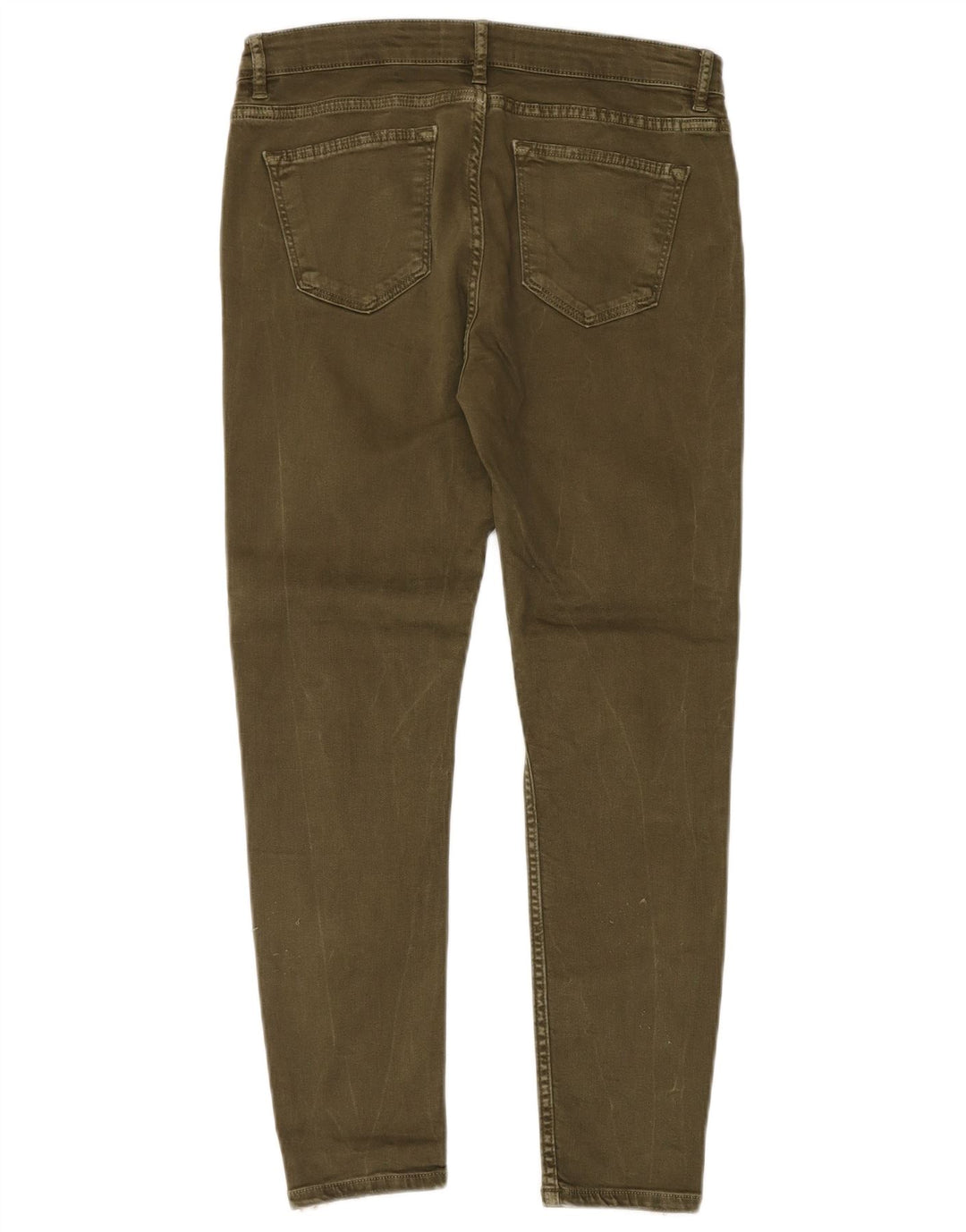 Blugi slim pentru femei Zara EU 40 Medium W30 L27 Kaki Colorblock