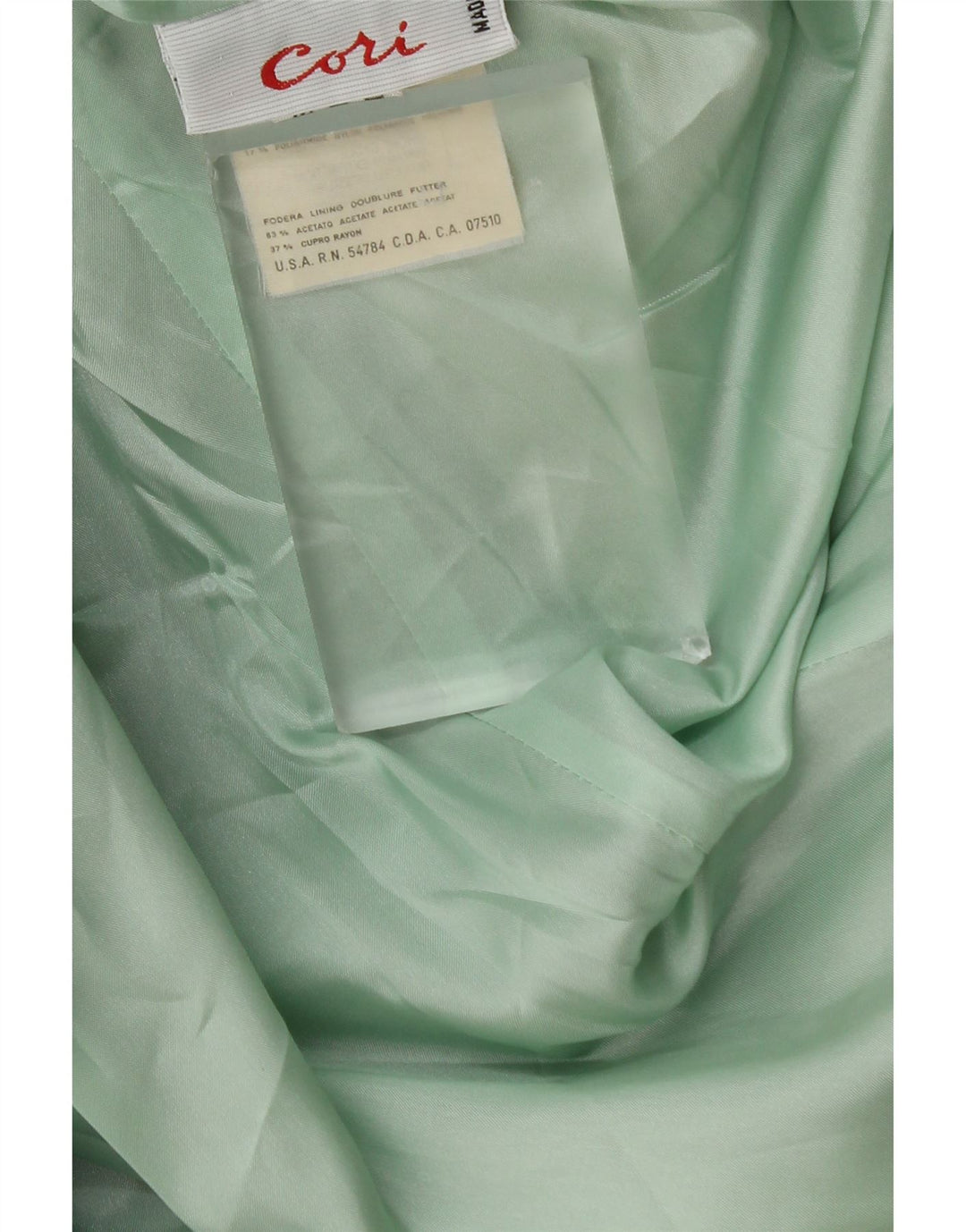 Jachetă vintage pentru femei cu 1 nasture, UK 18 XL, lână verde