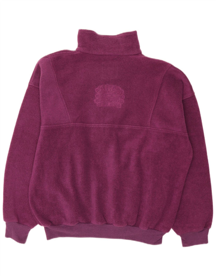 Jachetă din lână supradimensionată pentru femei Vintage UK 16 Large Violet