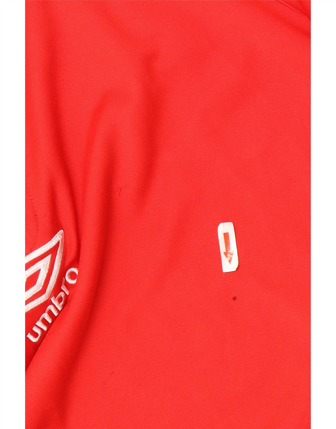 Pulover pentru bărbați Umbro, cu fermoar și gât, XL poliester roșu