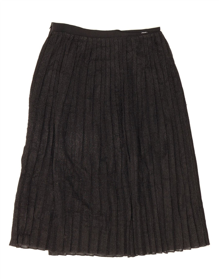REPLAY Womens Pleated Skirt Medium W30 Black Polyester Vintage Replay and Second-Hand Replay from Messina Hembry 