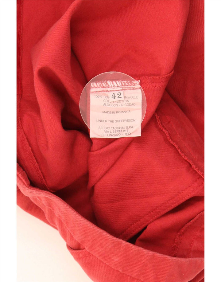 Fusta A-Line pentru femei Sergio Tacchini IT 42 Medium W30 Bumbac Roșu
