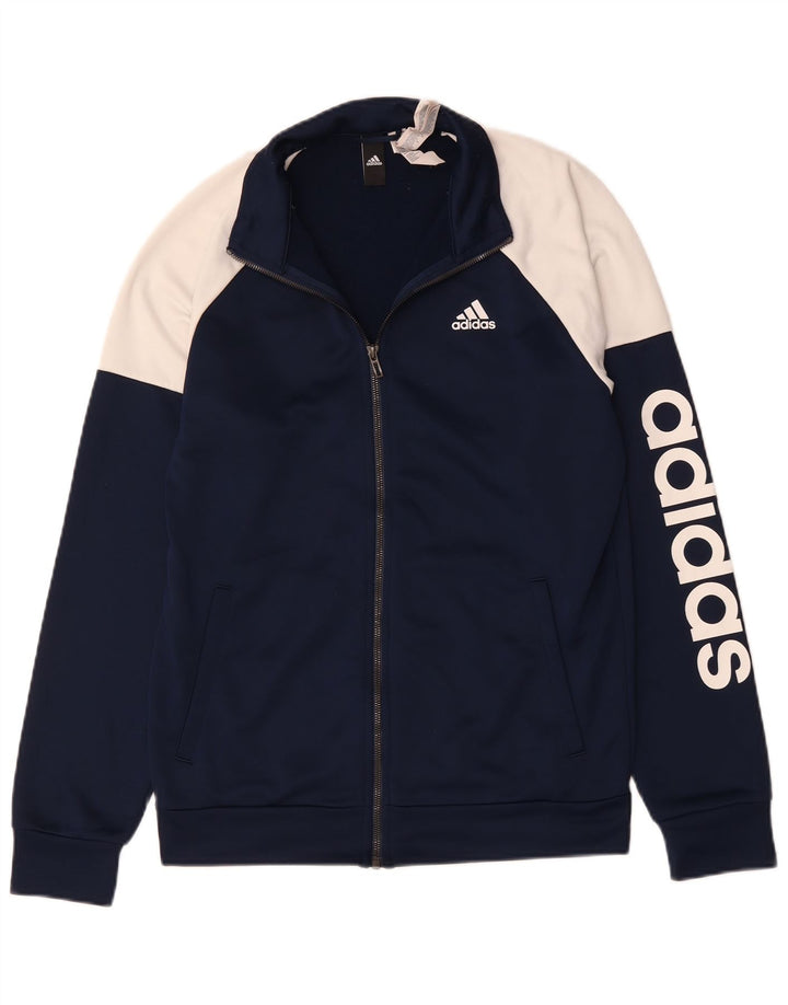 Jachetă de trening Adidas pentru bărbați Marea Britanie 38/40 Medium Bleumarin Colorblock