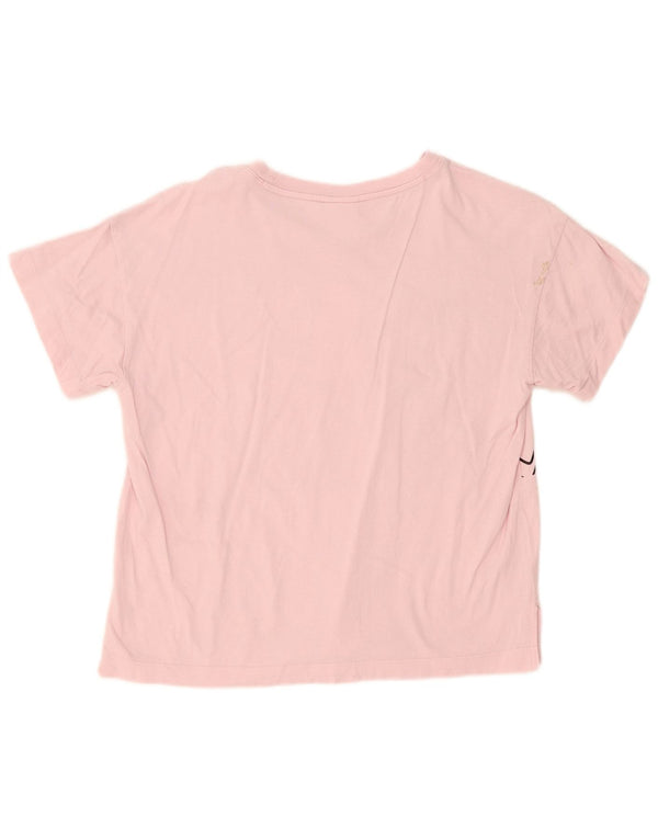Tricou grafic Champion pentru femei Top UK 14 Large Pink Bumbac