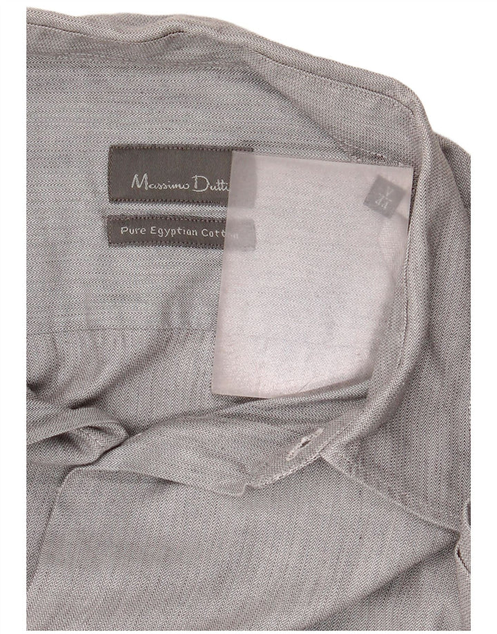 Camasa Massimo Dutti barbati Marimea 44 XL bumbac gri