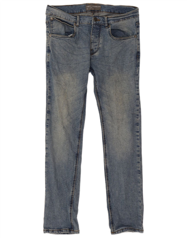 Blugi slim pentru bărbați French Connection W32 L32 Bumbac albastru
