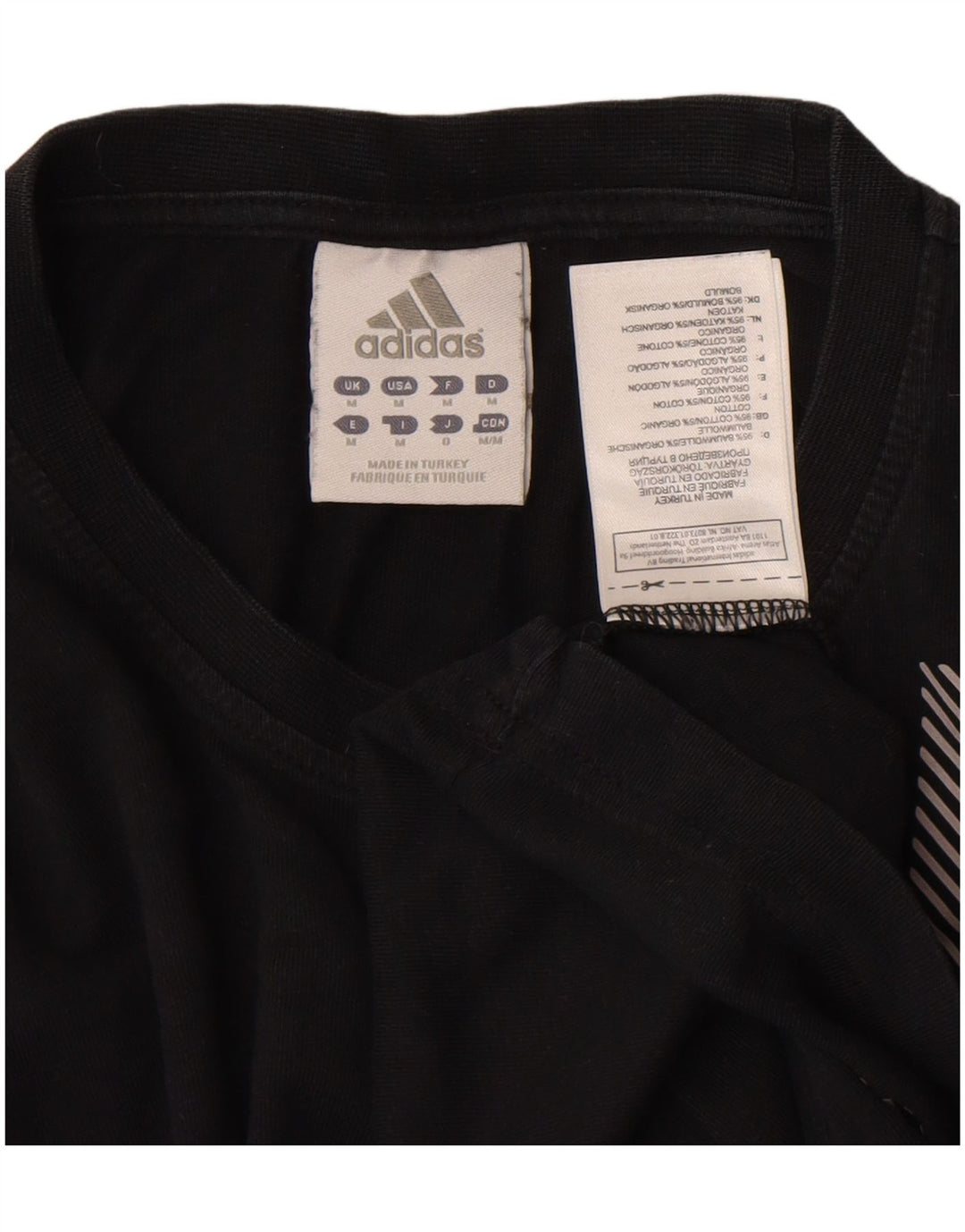 Tricou grafic Adidas pentru bărbați Top mediu negru bumbac