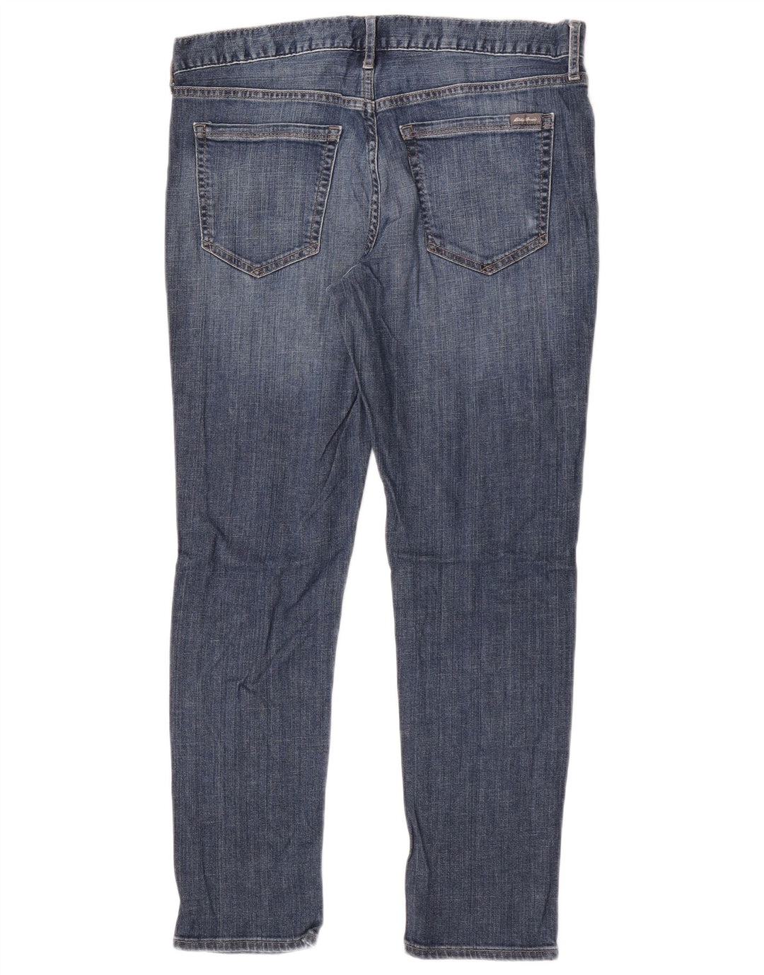 Eddie Bauer pentru femei Boyfriend Capri blugi slim US 8 Medium W32 L20 Albastru