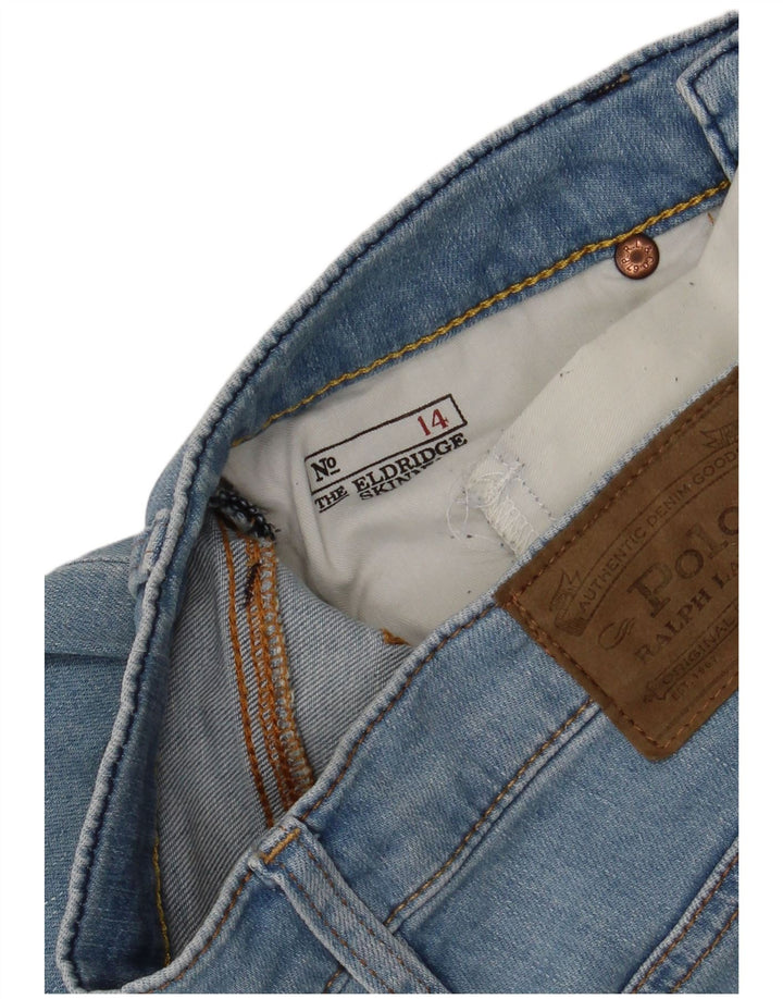 POLO RALPH LAUREN Blugi skinny The Eldridge pentru baieti 13-14 ani W28 L26 albastru