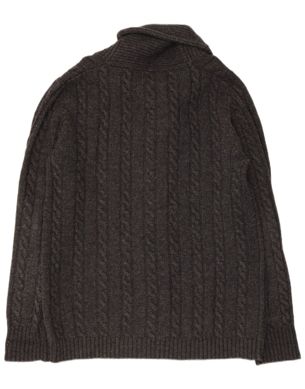 Pulover cardigan pentru bărbați G-Star XL Lână de miel gri