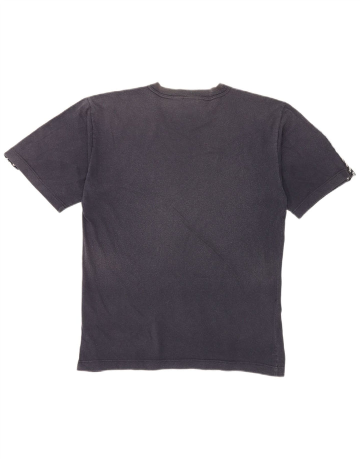 Tricou grafic Asics pentru bărbați Top mediu din bumbac bleumarin