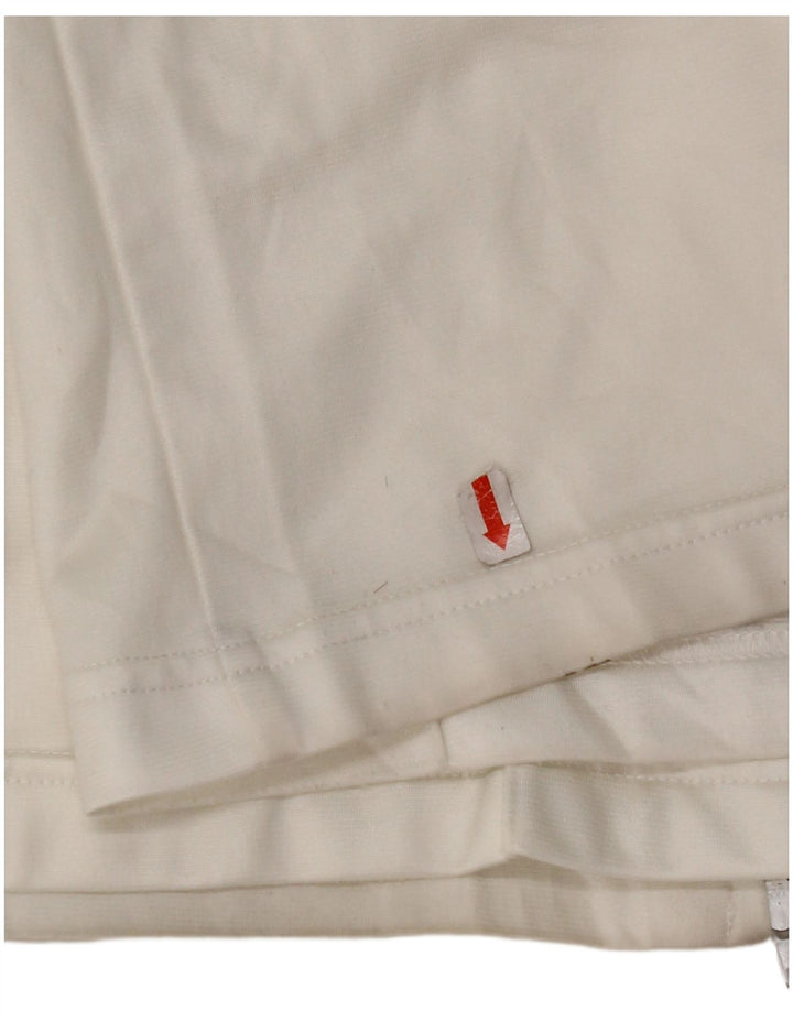 Pantaloni de trening ADIDAS pentru bărbați, poliester alb mediu