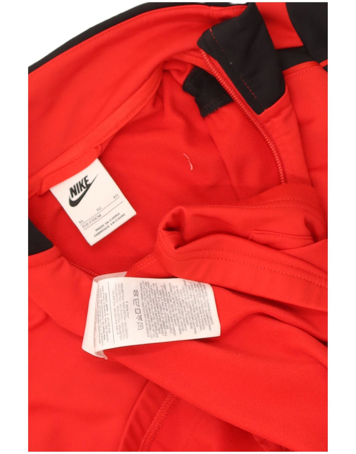 Jachetă de trening pentru băieți Nike 13-14 ani XL poliester color bloc roșu