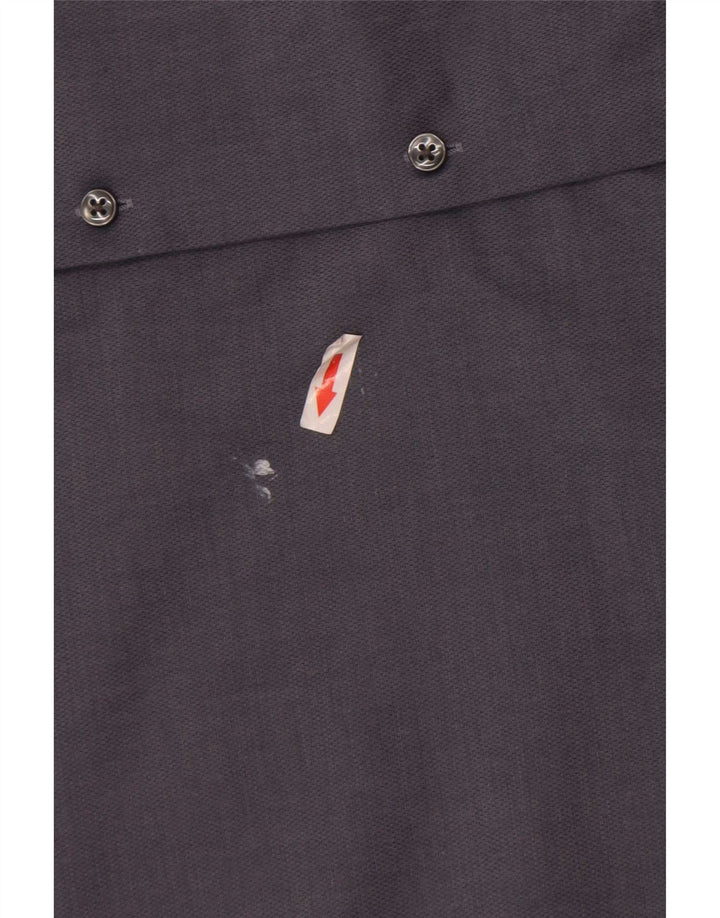 Cămașă Calvin Klein pentru bărbați, cu formă regulată, mărimea 16, mare, gri