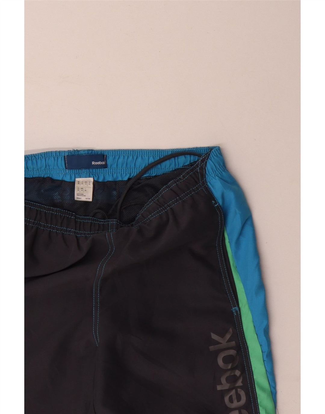 Pantaloni scurți de înot grafic pentru bărbați REEBOK XS gri Colorblock