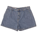 Pantaloni scurți din denim pentru femei Zara Medium W30 Bumbac Albastru