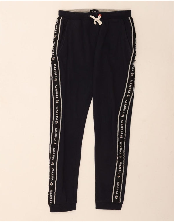 Pantaloni de trening pentru femei Guru Pantaloni de jogging UK 14, mari, bleumarin, color block