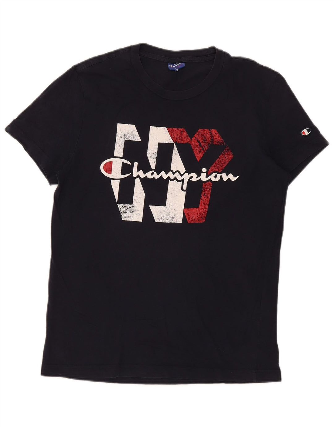 Tricou grafic Champion pentru femei Top UK 14 Medium Bleumarin