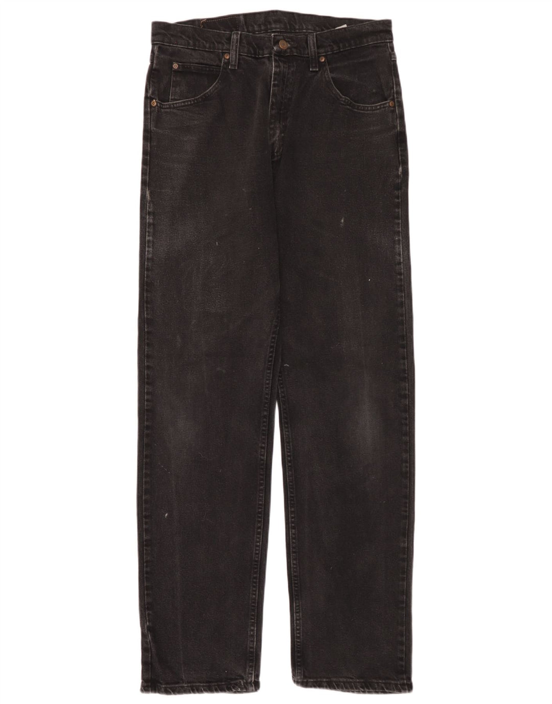 Blugi drepti pentru bărbați Wrangler W32 L34 bumbac negru