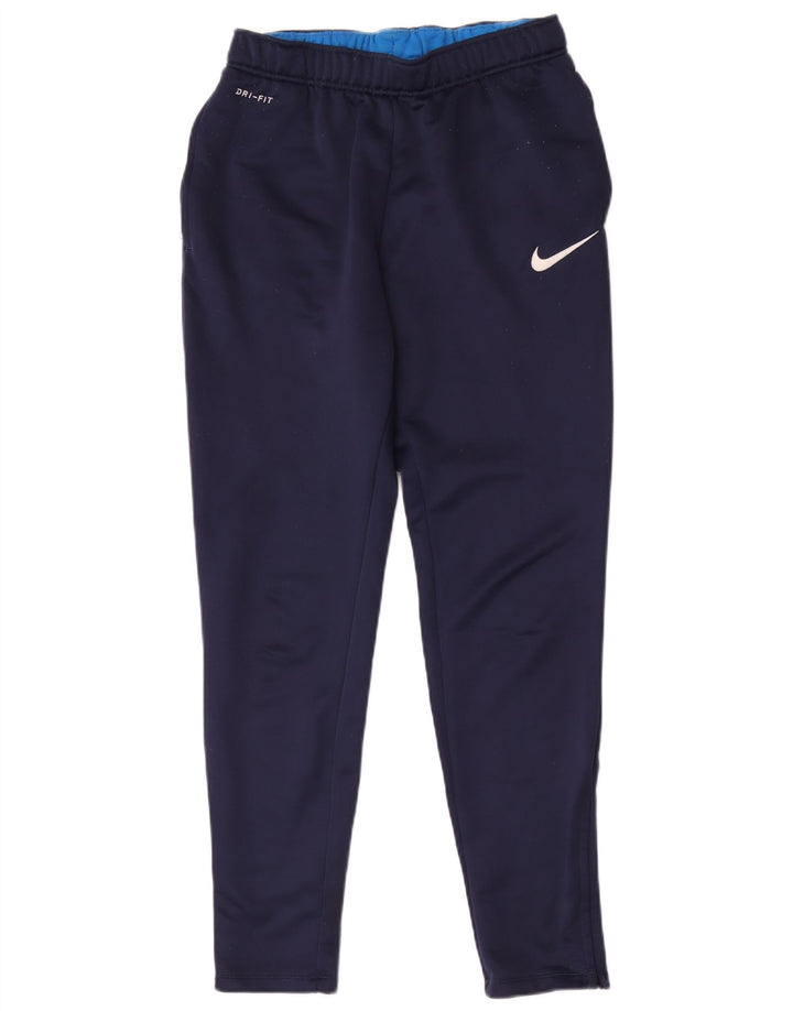 Pantaloni de trening Nike Dri Fit pentru bărbați, poliester mediu albastru bleumarin