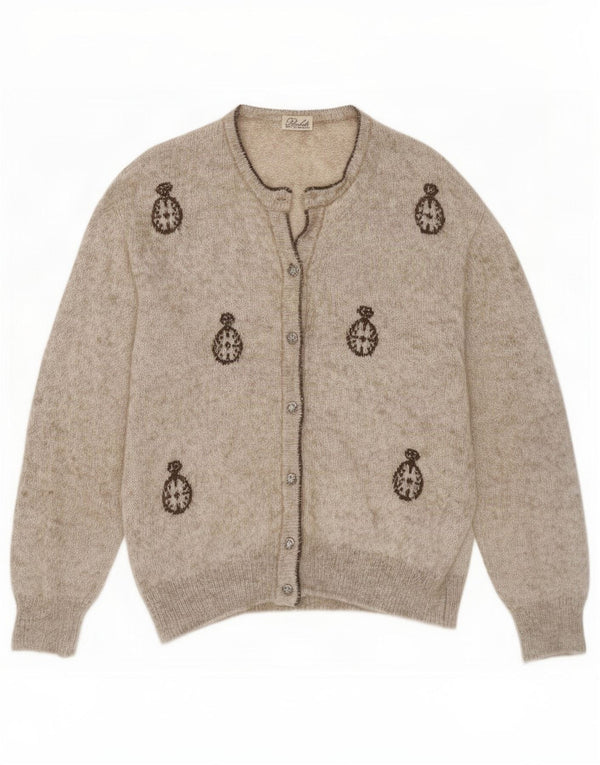 Pulover Berluti cardigan grafic pentru femei IT 44 mare bej