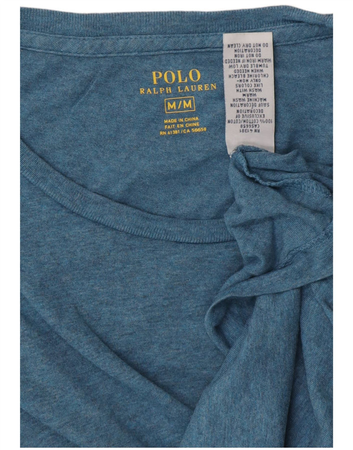 POLO RALPH LAUREN Tricou Bărbați Top Bumbac Albastru Mediu