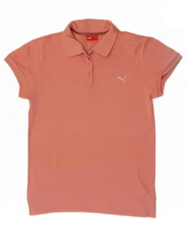 Tricou polo Puma pentru femei UK 14 Large Pink