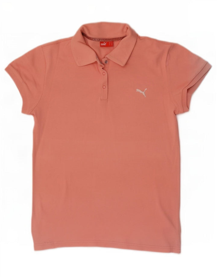 Tricou polo Puma pentru femei UK 14 Large Pink