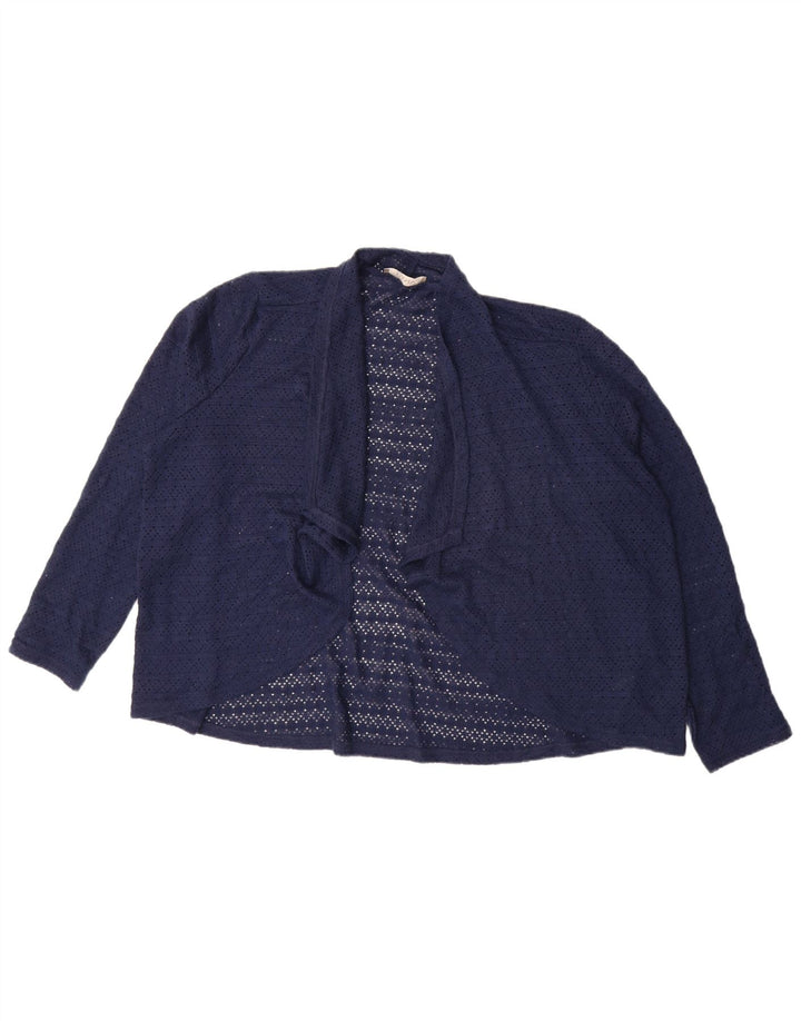 Top cardigan supradimensionat pentru femei Oasis UK 18 XL poliester bleumarin