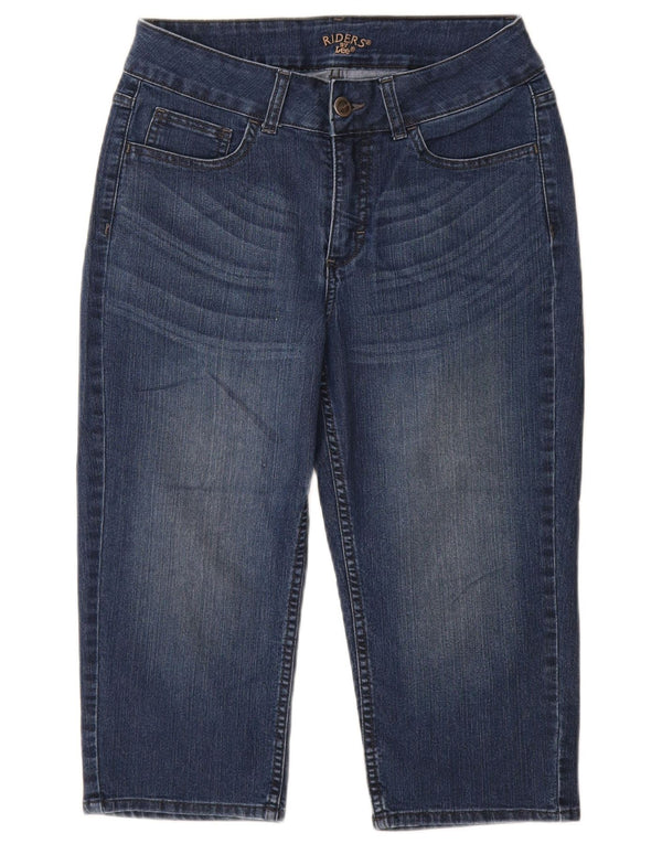 Blugi Capri LEE Riders Loose Fit US 8 Medium W28 L18 Bumbac albastru