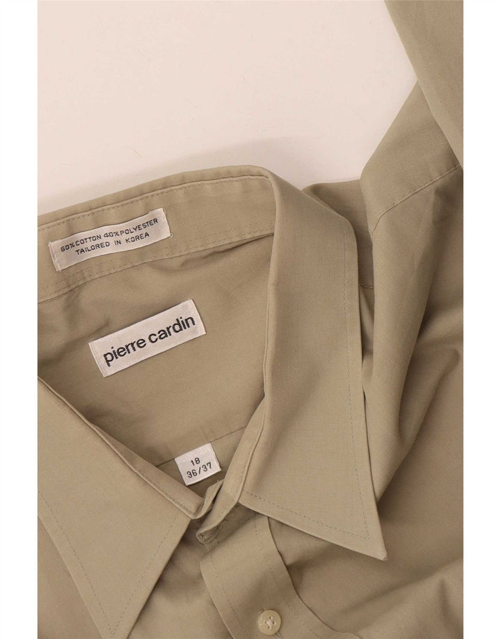 Cămașă pentru bărbați Pierre Cardin Mărimea 18 2XL Bumbac bej