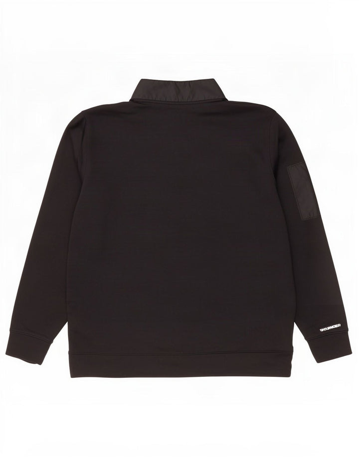 Pulover pentru bărbați Under Armour, cu fermoar și gât, XL, poliester negru