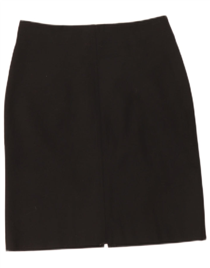 Fusta creion pentru femei Trussardi IT 40 Small W28 Poliester negru