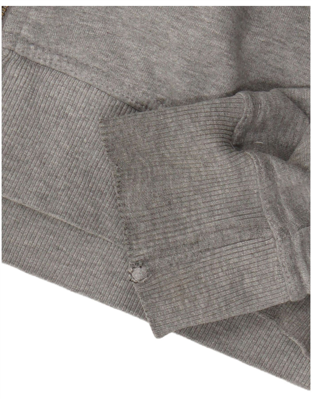 Crew Clothing Hanorac cu fermoar pentru bărbați Pulover mare, gri, bumbac