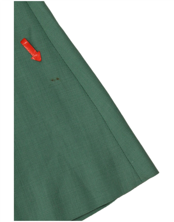 Vintage Womens 1 Button 2 Piece Set UK 12 Medium W28 Green Acetat