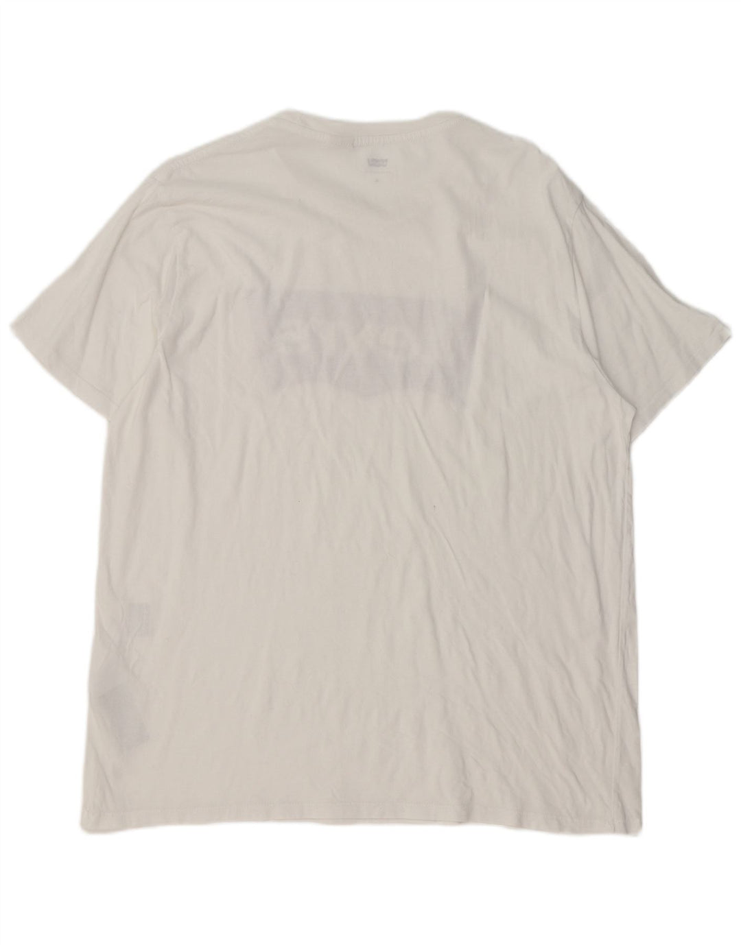 LEVI'S Mens Graphic T-Shirt Top XL White Cotton
