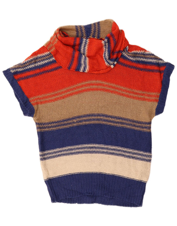 Pulover pentru femei Oasis cu gât șal supradimensionat UK 10 Mic Multicolor