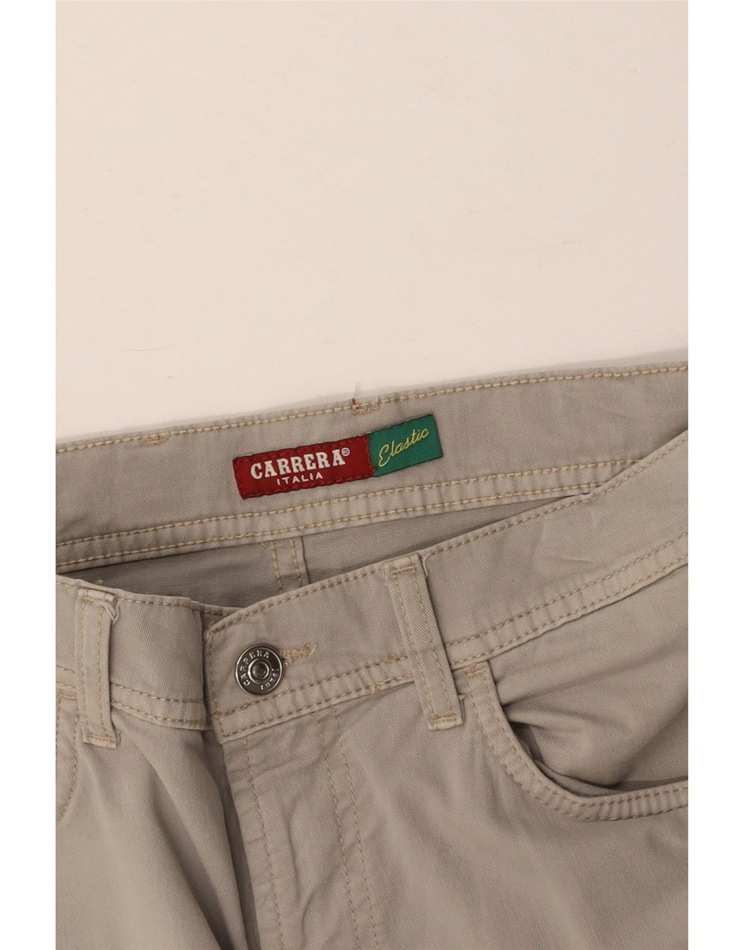 CARRERA Mens Slim Casual Trousers W30 L34 Grey