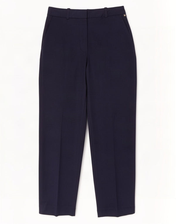 Pantaloni chino pentru femei cu talie înaltă Tommy Hilfiger UK 8 Small W28 L28 Bleumarin